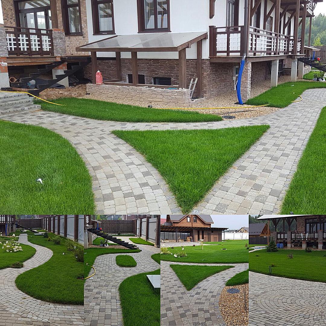 Тротуарная плитка BRAER II «Классико» Color Mix Тип 7 «ТУМАН»