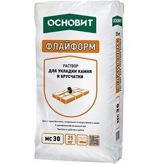 Раствор для укладки камня с одновременной расшивкой шва Флайформ MC30 022, темно-серый