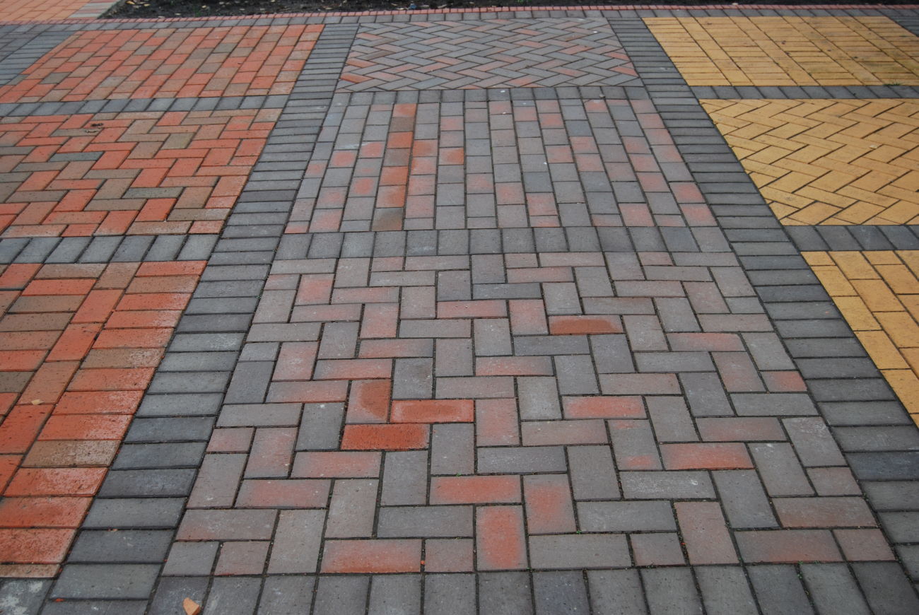 Тротуарная клинкерная брусчатка Керамейя БрукКерам Оникс, 200*100*45 мм